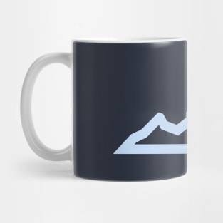 Virginia, The Commonwealth State - Simple Line Design Mug